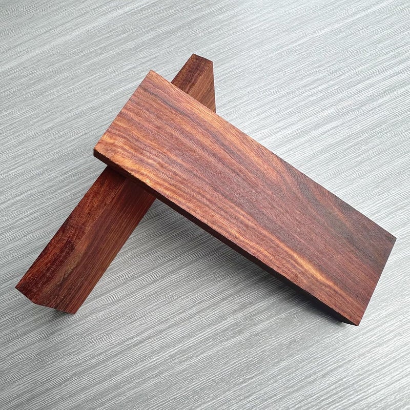Uotowell Blank Scales Wood Handle for Knife Pre-Cut Sandalwood Sheets for Engraved Decorative Guitar Bodies, Necks, Gun Grips and Knife Handle Scales Blanks - Image 1